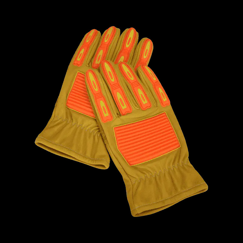 Waterproof Oil Resistant flame resistant Anti-impact Cowhide Glove, fire resistant glove, fire resistant cowhide leather glove