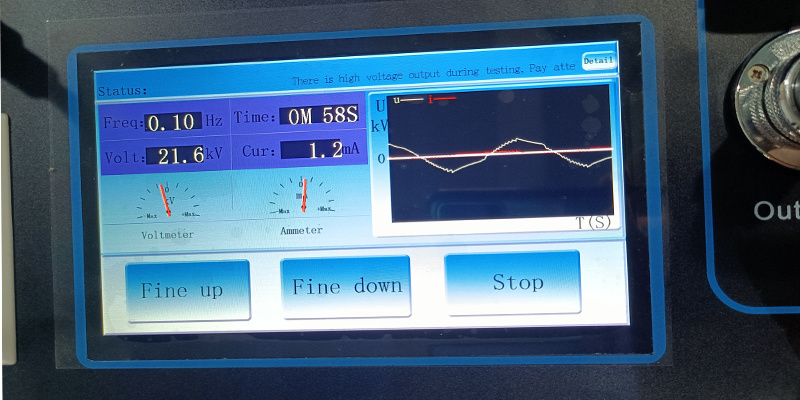 0.1Hz Ultra Low Frequency 60/80/90kv Vlf Hipot Tester with Tandelta AC Testing Equipment