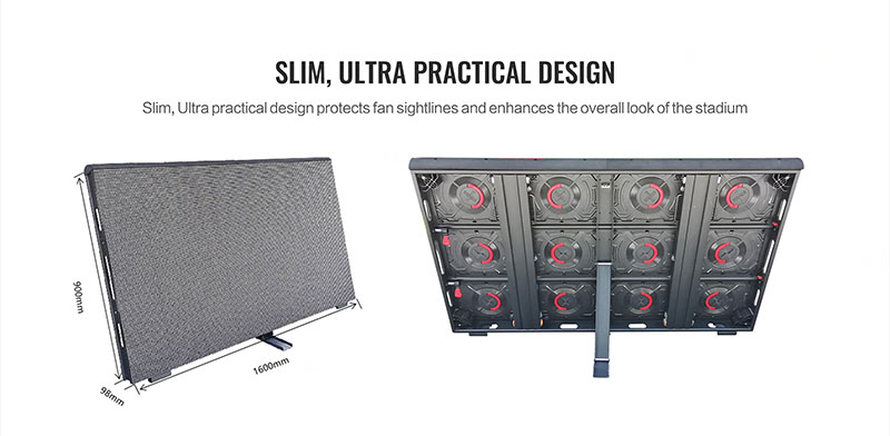 Outdoor Full Color LED Display P6.25 P8.3 P10.4 For Stadium And Football CE ROHS FCC