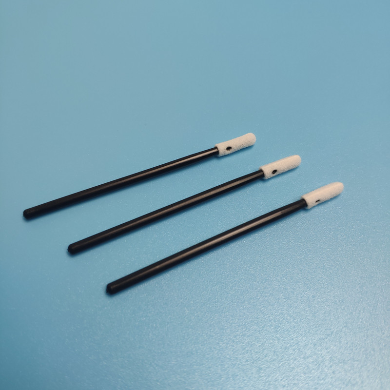 TX742 Black Handle Polishing Foam Tip Swabs Picking Dirt In Small Recesses