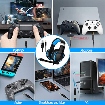 PS4 Gaming Headsets G9000 Pro Gamer Audifonos Headphones with Mic Volume Control