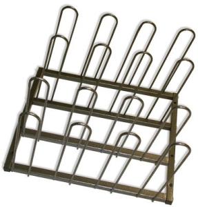 China Metal Display Vinyl Roll Wall Rack / Industrial Wall Mount Vinyl Storage Rack wholesale