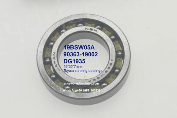 19BSWD05A 90363-19002 DG1935 Non-standard Deep Groove Ball Bearings 19x35x7mm