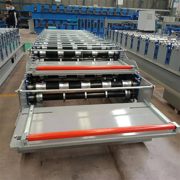 Color Steel Double Layer Roll Forming Machine For Ibr Trapezoidal Roof Wall Panel