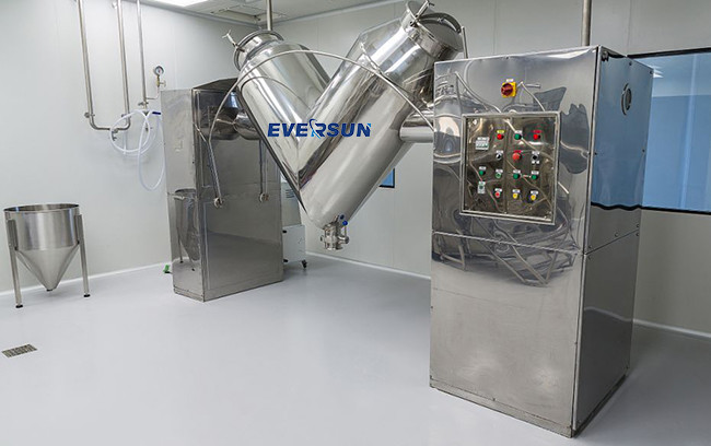 Customized Mixing Process V Type Powder Mixer With Effective Volume 5-2500 L