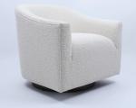 Customized Modern Armchair Fabric Wood Frame Elegant Velvet