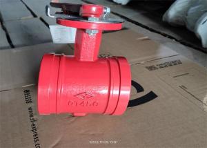 China Medium Water Size 150mm Butterfly Valve Clamp Connection Fire Protection wholesale