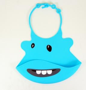 China 2013 cute shape silicone baby bib wholesale