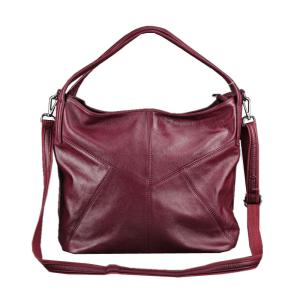 China Soft Hobo Cowhide Genuine Leather Shoulder Bags wholesale