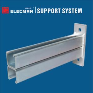 China Galvanized Steel Double Slotted Strut Channel Brackets Support System wholesale