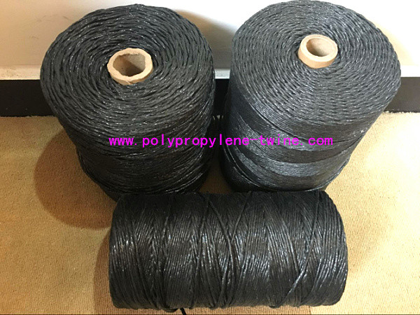 PP Offshore Flame Retardant Fillers Black Color Twisted High Tenacity 1.3 - 3.5g/d