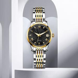 China Diamond Waterproof Woman Modern Sophisticate Watch Mechanical Business wholesale