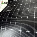 Black Flexible Solar Energy Module Lightweight Photovoltaic BIPV Solar Module