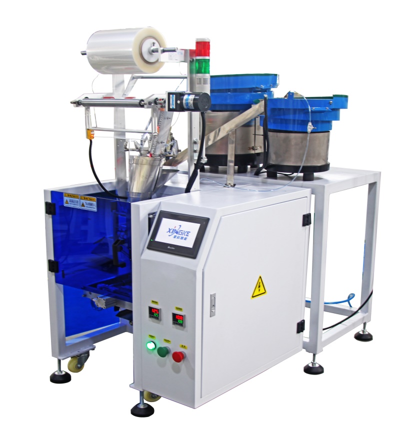 Automatic Pouch 4 Side Seal Hardware Screw Plastic Mixing Wrapping Packaging Machine
