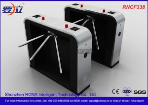 China Semi - Automatic Tripod Turnstile Gate , Pedestrian Access Waist High Turnstiles wholesale