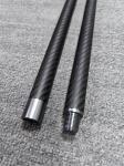 Lightweight 3K Carbon Fiber Telescopic Poles Roll Wrapped