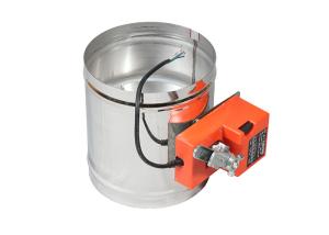 China Od51-250mm Electric Air Duct Damper Valve Hvac Air Ducting Motorized Air Damper wholesale