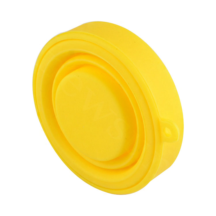 Candy Color 170ml Silicone Travel Mug Rose Silicone Collapsible Travel Cup