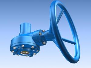 China WCB Casing Welded Handwheel Gearbox IP67 wholesale