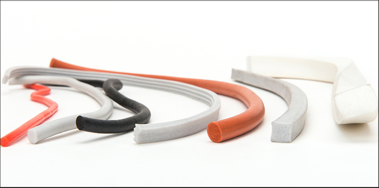 corrosion and abrasion resistant foam strip silicone sponge profile silicone seal strip