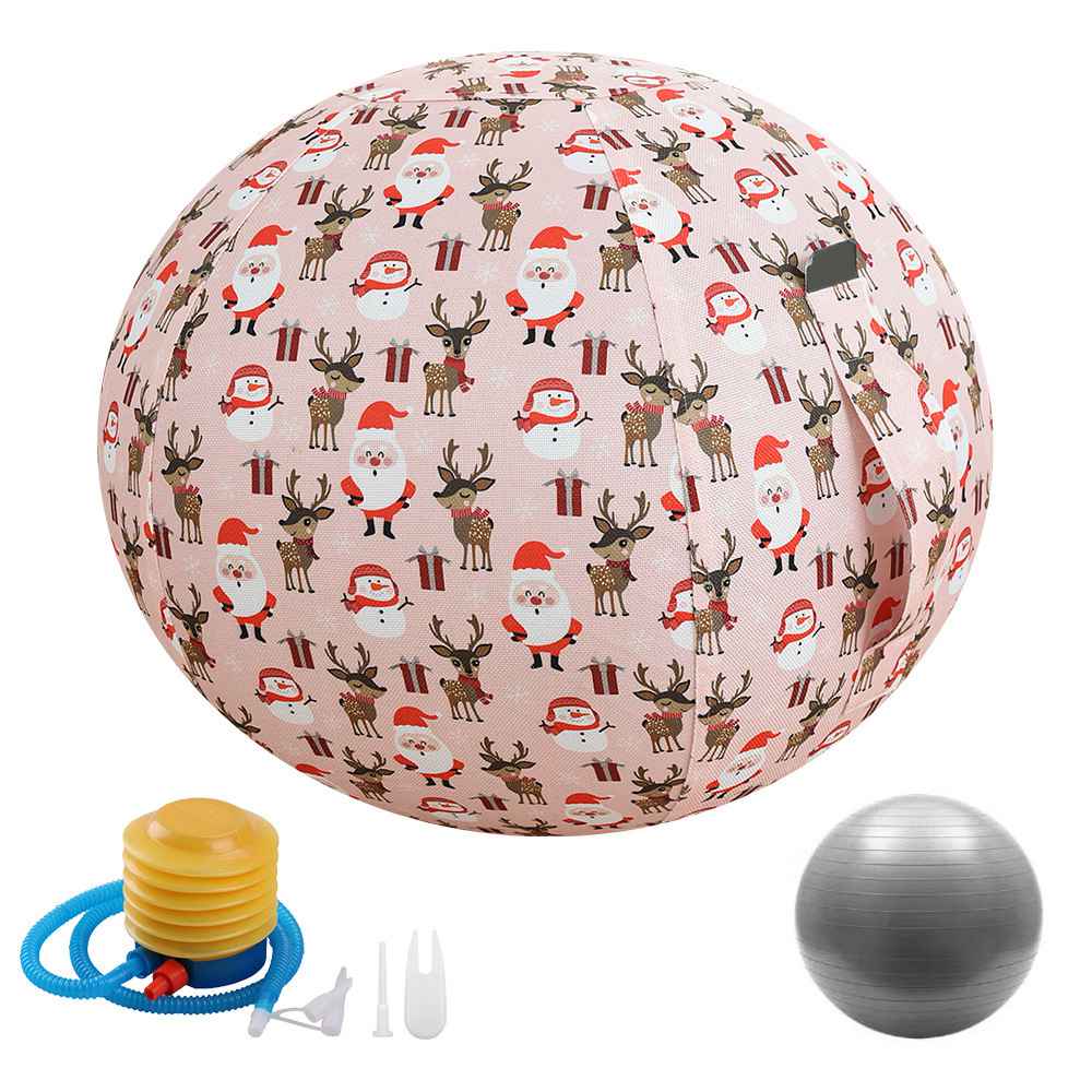 Stock Washable Pilates Sitting Ball Dustproof Protector Slipcover Exercise Gym Fitness Yoga Ball Cover