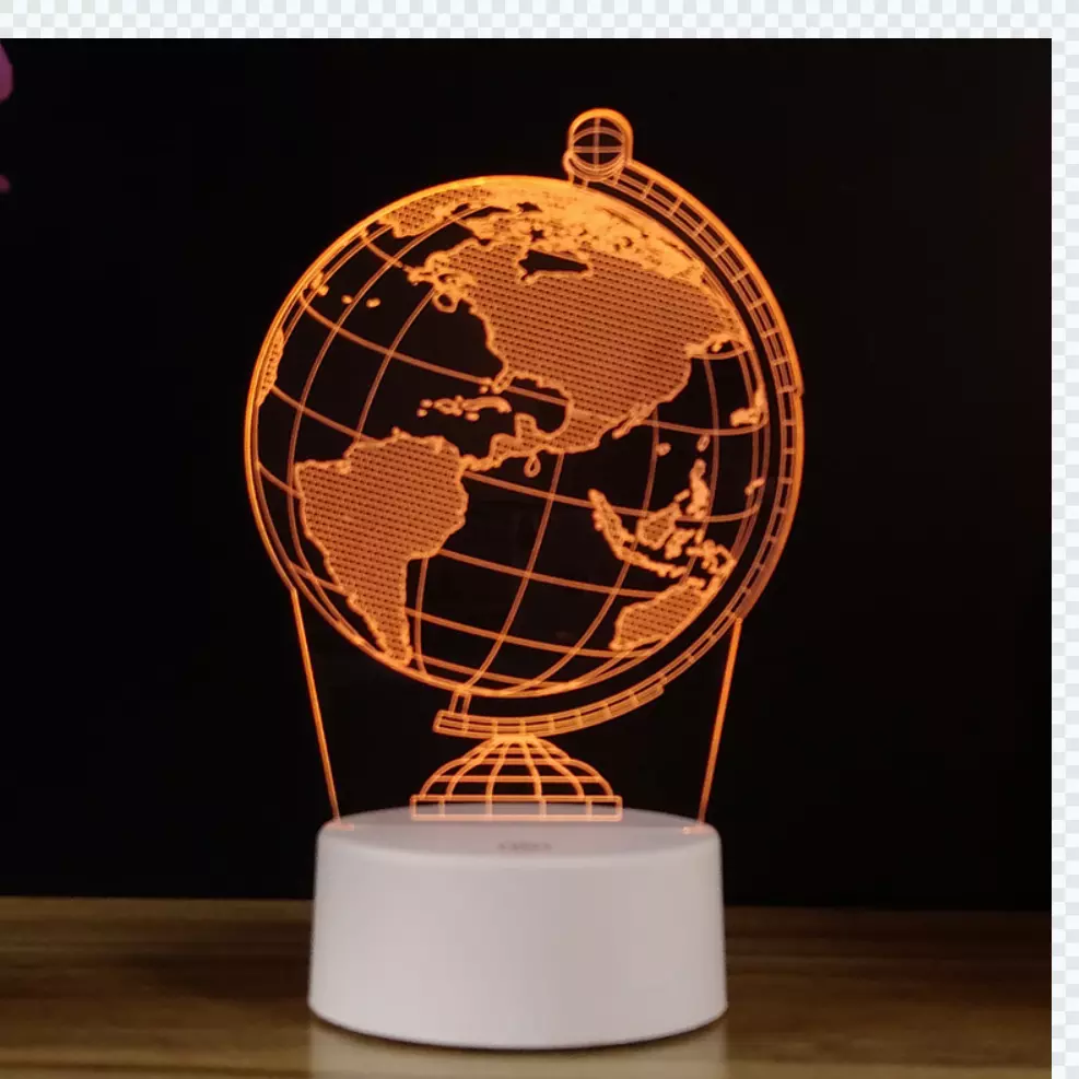 Changeable 188mm 3D Led Illusion Lamp Acrylic 3d Illusion Night Light
