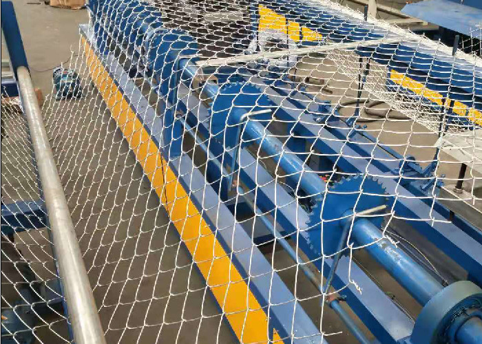 Low Noise Chain Link Fence Weaving Machine High Working Efficiency