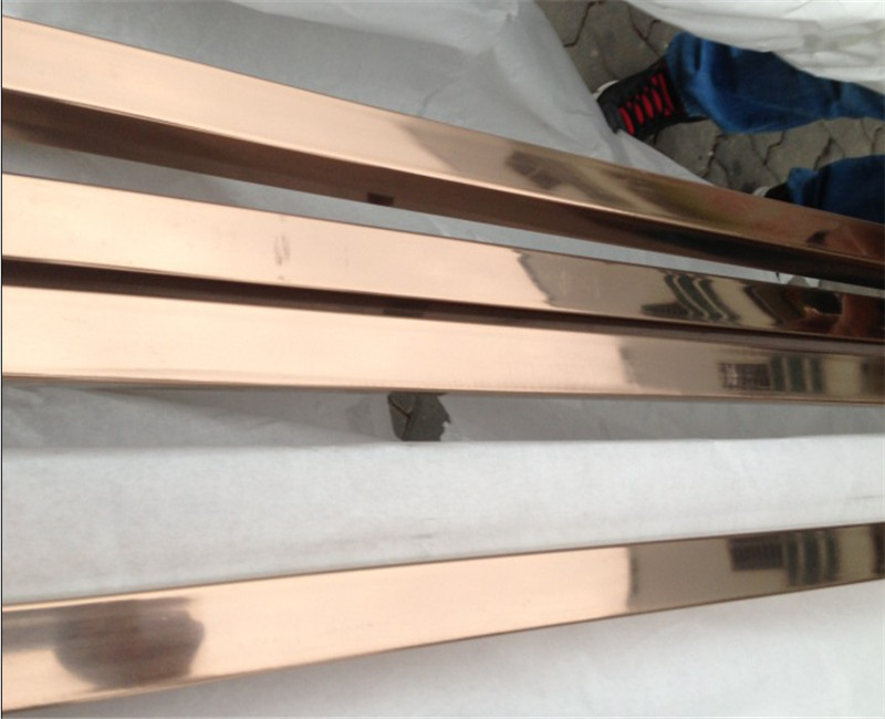 Gold Stainless Steel Pipe Tube Mirror Finish 201 304 316 For Handrail Balustrade Ceiling Decoration