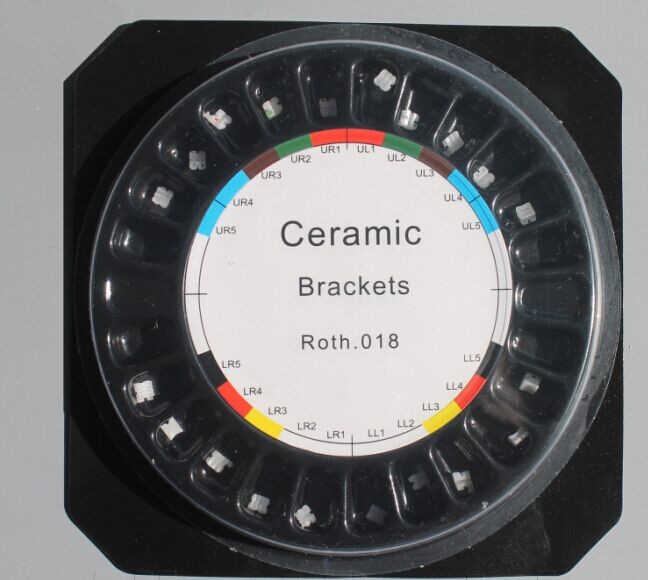 3 Roth Ceramic Dental Braces Good Persistent Strength Comfortable Feeling
