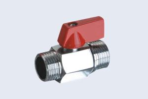 China Male Chrome Mini Brass Valve PN16 / 232Psi Sanitary Applications wholesale