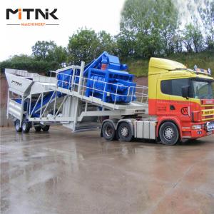 China HZSY50 Ready Mixed Mobile Concrete Batching Plant for Sale wholesale