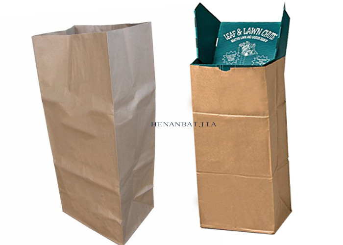 Brown Multiwall Kraft Paper Bags Kitchen Garbage Lawn Paper Bags Recycled