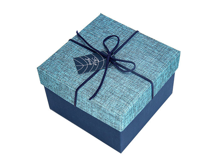 Bowknot Custom Printed Gift Boxes Handmade Pure Color Various Size Available
