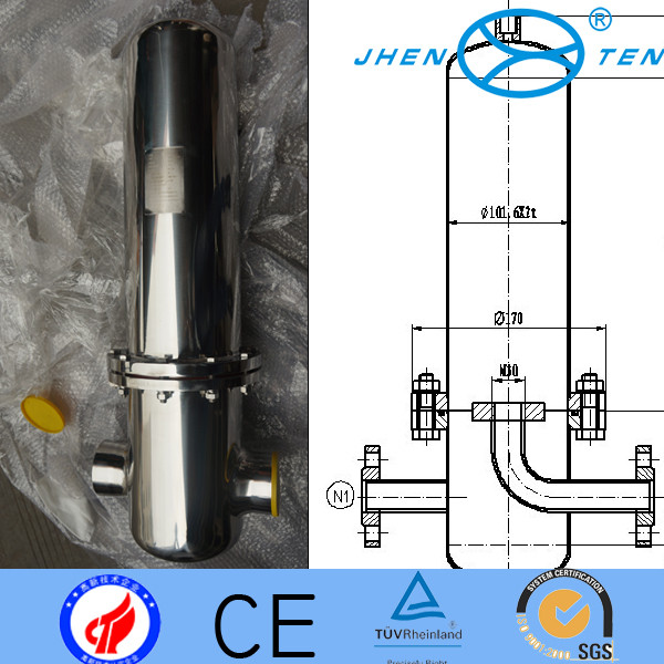 sanitary gas filter stainless steel 304 or 316L steam filter for 226 or 222 connection code 7 code 5