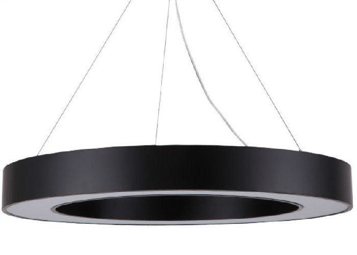 Circle Ring Commercial Pendant Lighting Fixtures , 36W 1000mm Round LED Ceiling Light