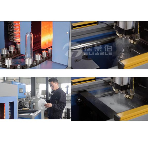 6L 10L Semi Auto Pet Bottle Blowing Machine , Plastic Bottle Manufacturing Equipment