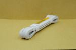 3mm White Black Knitted Braided Elastic Band High Elasticity