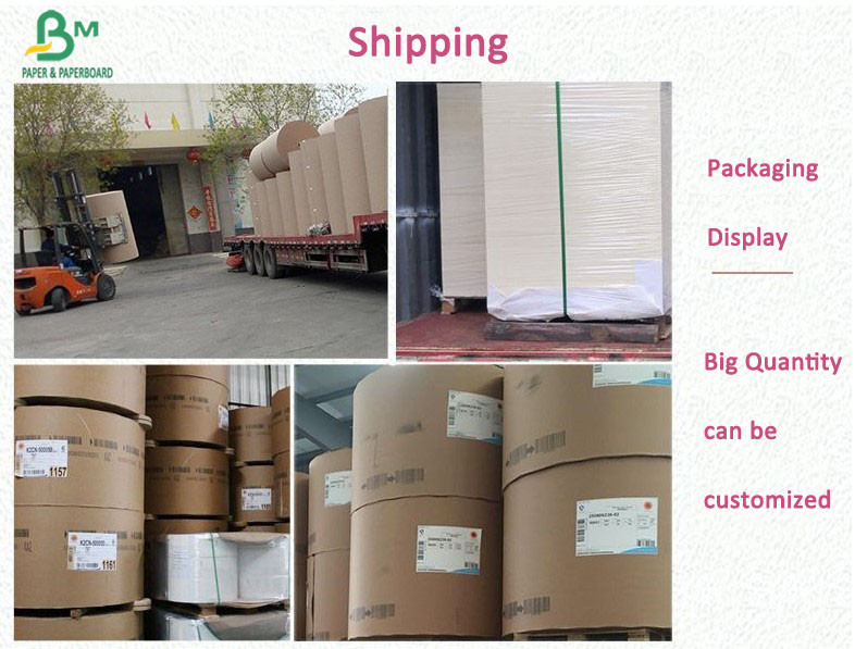 150g + 15g PE Coated Brown Kraft Paper For Waterproof & Greaseproof