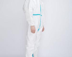 China Ppe Long Sleeve Disposable Chemical Suit Clothing Medical Grade wholesale