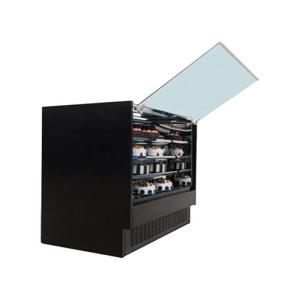 China Marble SS304 Finish Curved Glass Cake Showcase Cake Chiller 185kg wholesale