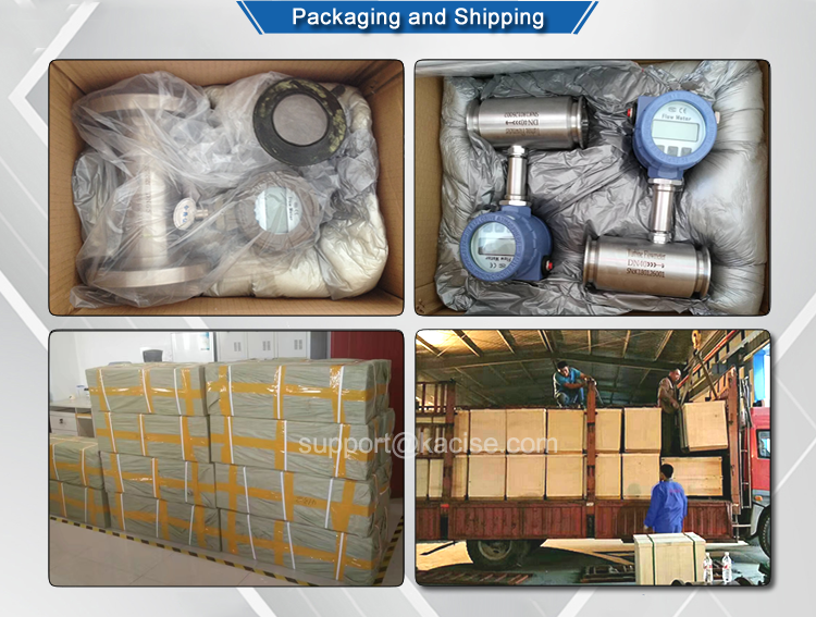 4~20mA RS485 Analog Flow Meter Turbine Flow Meter Hot Water Flow Meter