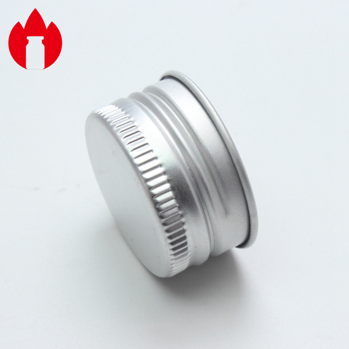 20mm 24mm 28mm Metal Aluminum Screw Caps With PE Gasket