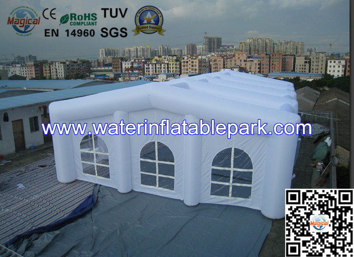 White Inflatable Party Tent for Outdoor Activity and Events