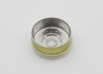 20mm Transparent Golden Aluminium Vial Seals , Medicinal Aluminum Crimp Seals