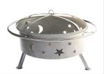 Amazon Hot Selling 32 Inch round Burning Charcoal BBQ grill Wood buring outdoor