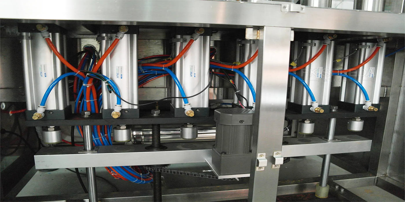 Electric Pneumatic Driven FK-JL6 Honey Paste Bottle Packing Piston Filling Capping Machine