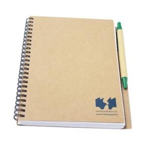 China 250gsm SGS Brown Paper Cover Notebook , C1S Paper Custom Logo Journal wholesale