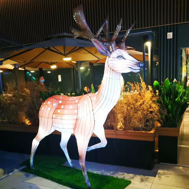Decoration Chinese Animal Lanterns Waterproof / sunproof For Festival