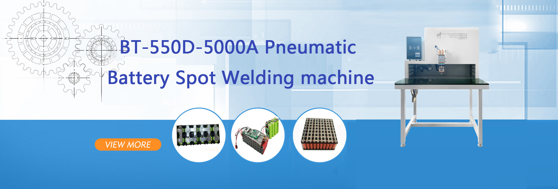 2KW Lithium Battery Spot Welding Machine Prismatic Cell Assembly
