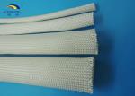 White Uncoated Flexible High Temperature Fiberglass Sleeving for Cables 400℃
